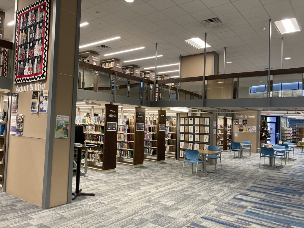 Commons area and under the mezzanine