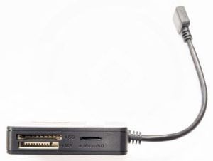 SD card reader with USB connection